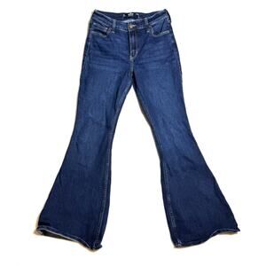 Hollister High Rise Vintage Flare Jeans W 29R Dark Wash Soft Stretch Hippie
